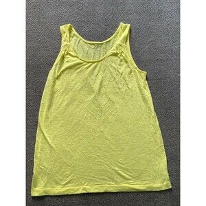 Ann Taylor Loft Tank  Top Womens S Small Yellow Sleeveless Shirt